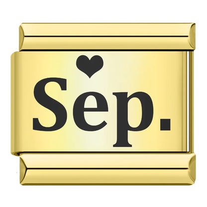 Monats-Charms (Januar–Dezember)