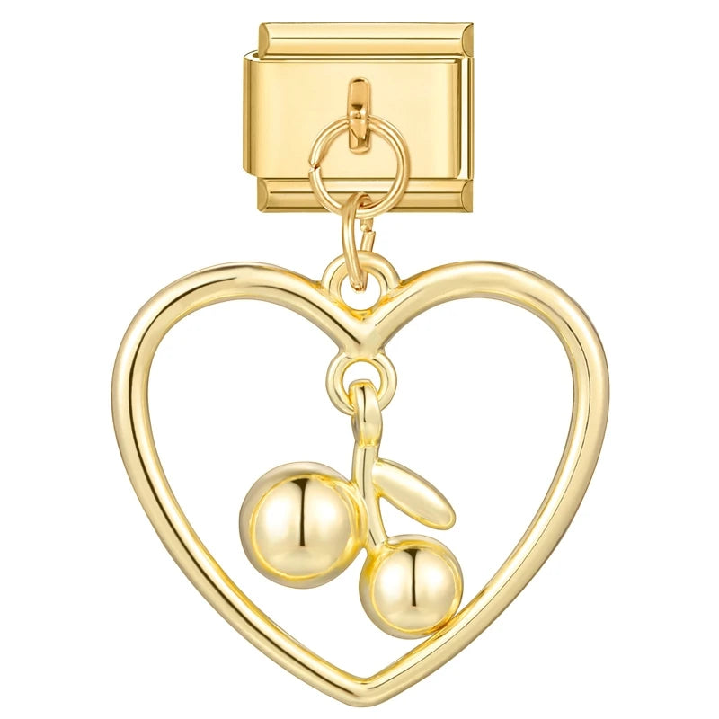 Goldene Love Charms – Eleganz trifft Zärtlichkeit