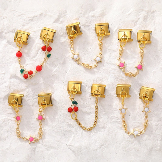 Charm-Kette mit Symbol-Anhänger