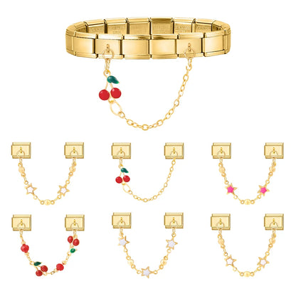 Charm-Kette mit Symbol-Anhänger