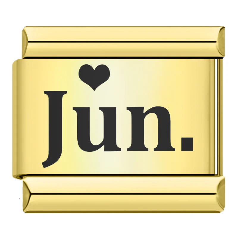 Monats-Charms (Januar–Dezember)