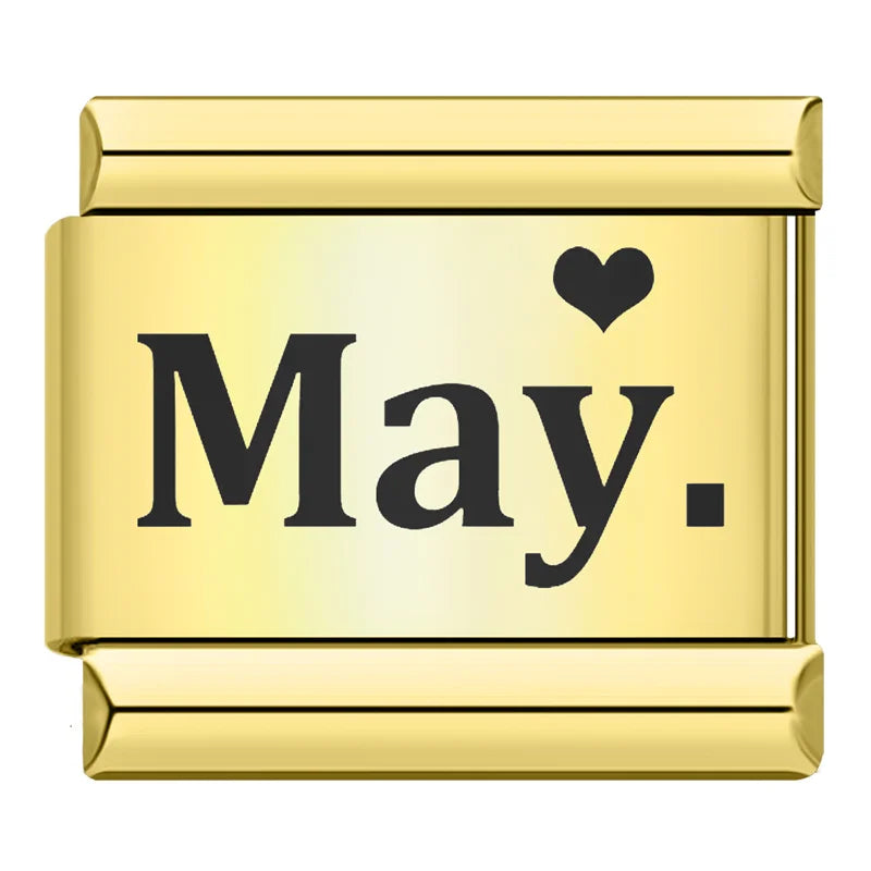 Monats-Charms (Januar–Dezember)