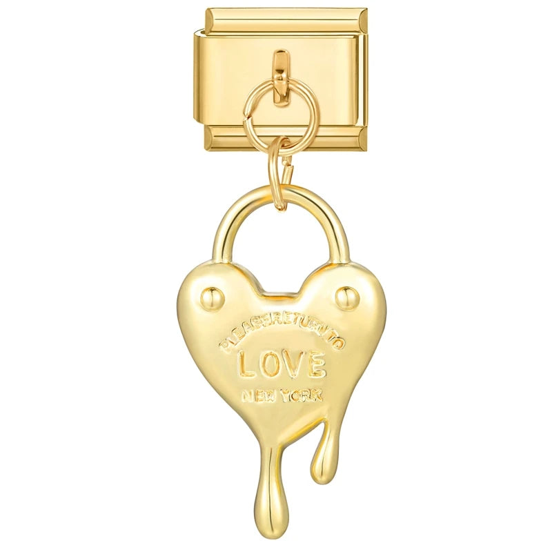 Goldene Love Charms – Eleganz trifft Zärtlichkeit