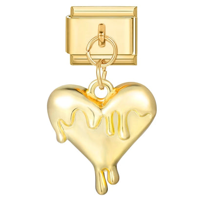 Goldene Love Charms – Eleganz trifft Zärtlichkeit