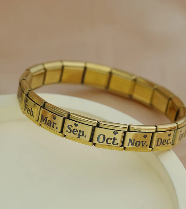 Monats-Charms (Januar–Dezember)